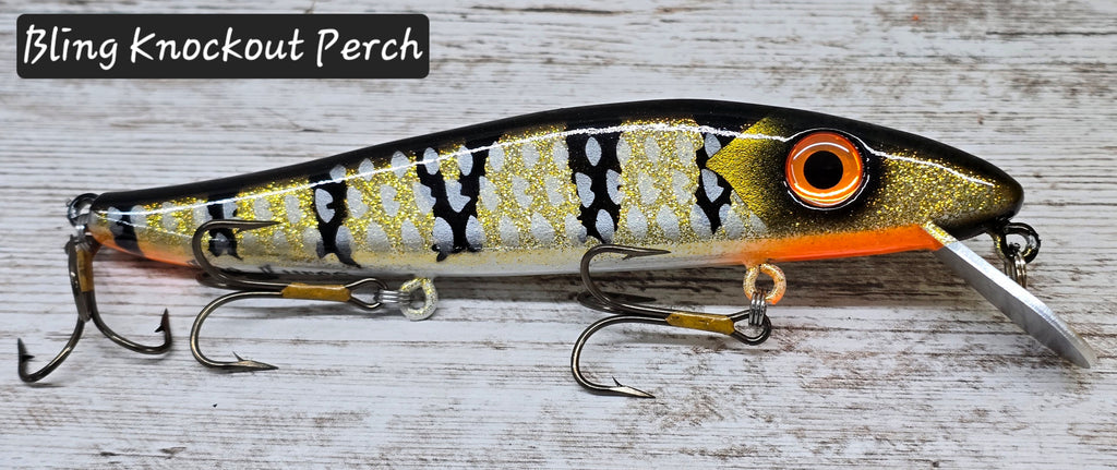 death spiral fishing lure Death Pause Minnow 7.5"