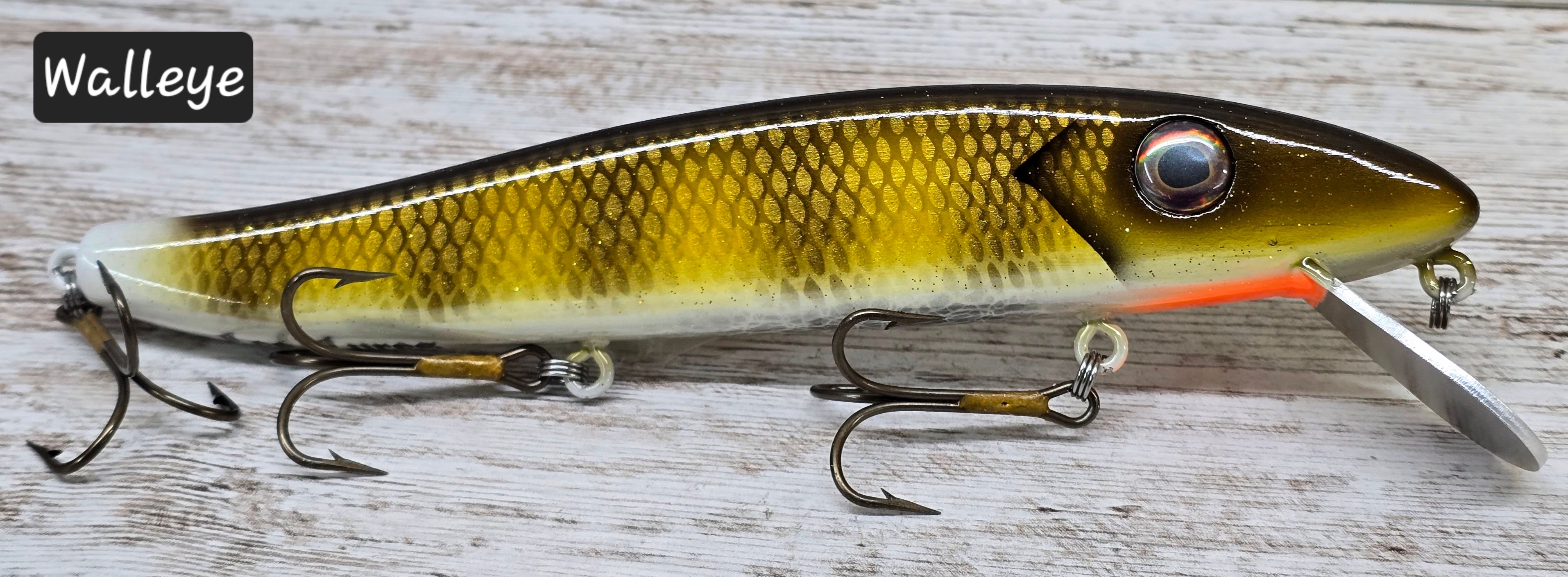 death stalker fishing lure Death Pause Minnow 8.5"