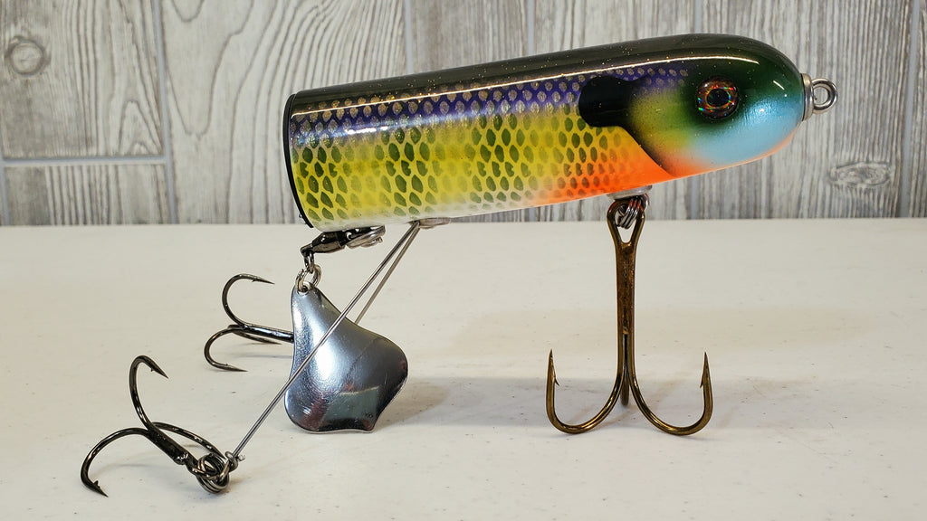 My First FLAP TAIL Musky! - TR Custom Lures 