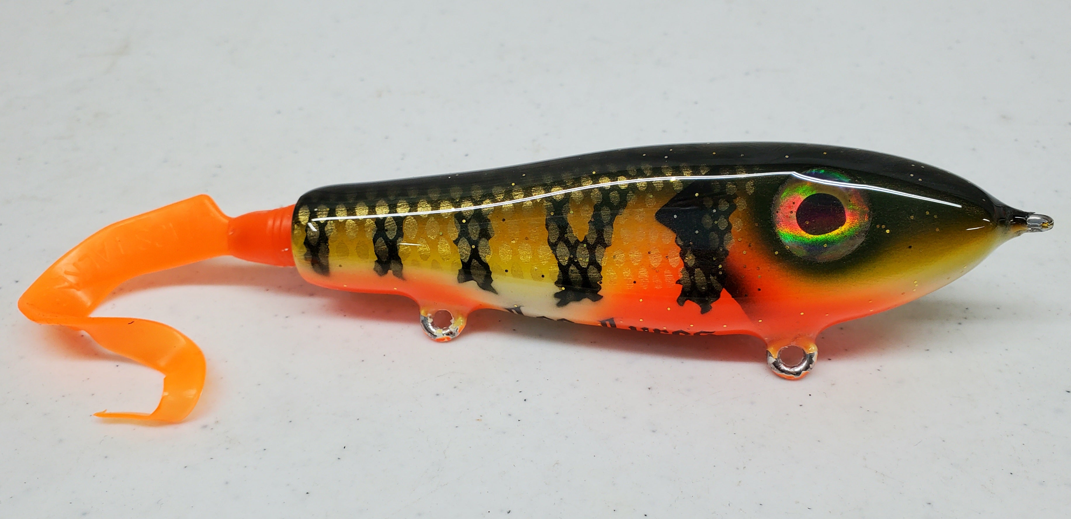 5-1/2 Bruce's Tackle Box New Big Eyed Musky Glide Bait Bass Fishing Lure  (3Q)