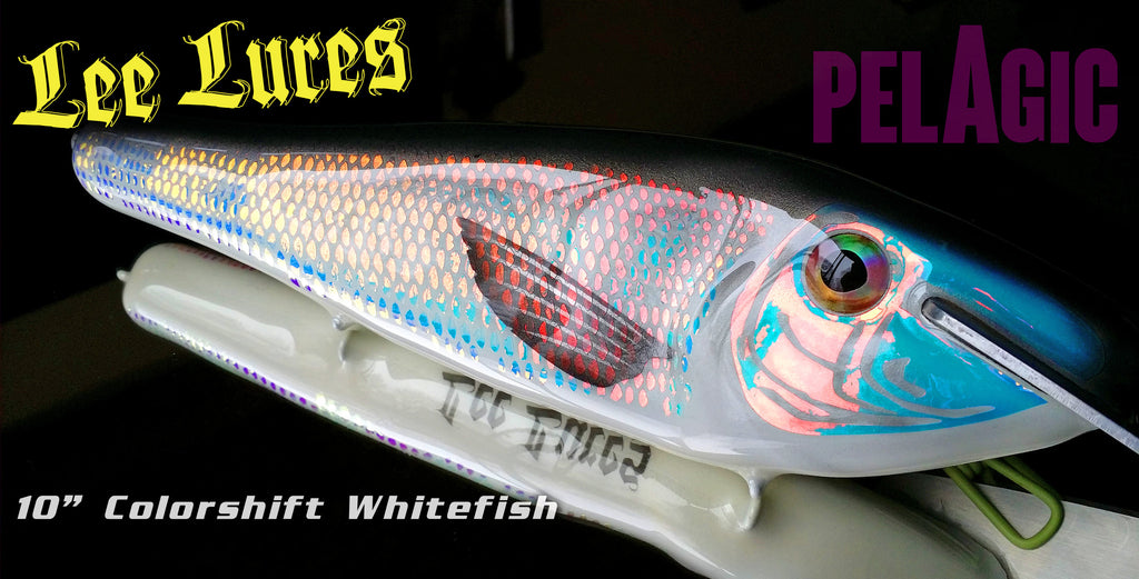 5.25” (inch) Custom Wood Popper Lure (with through holes)