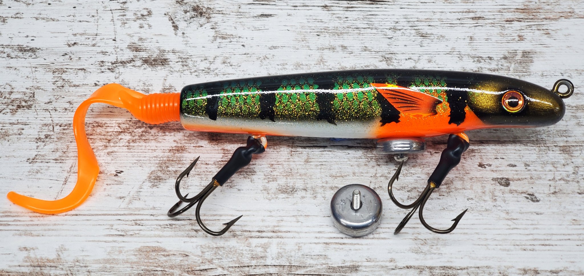 Vintage Spinnerbait Flash Bucktail Lure Muskie Musky Fishing Lure